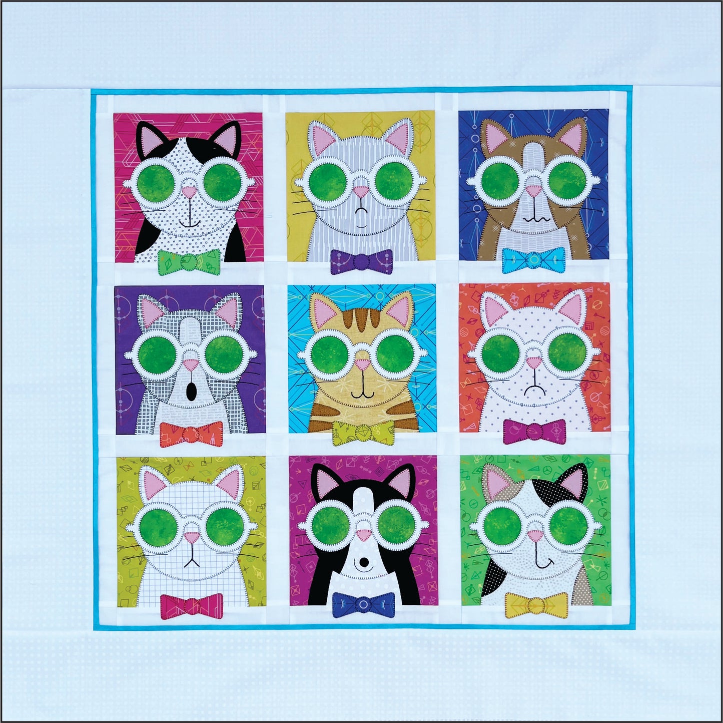 Cool Cats Pattern & Fabric Kit