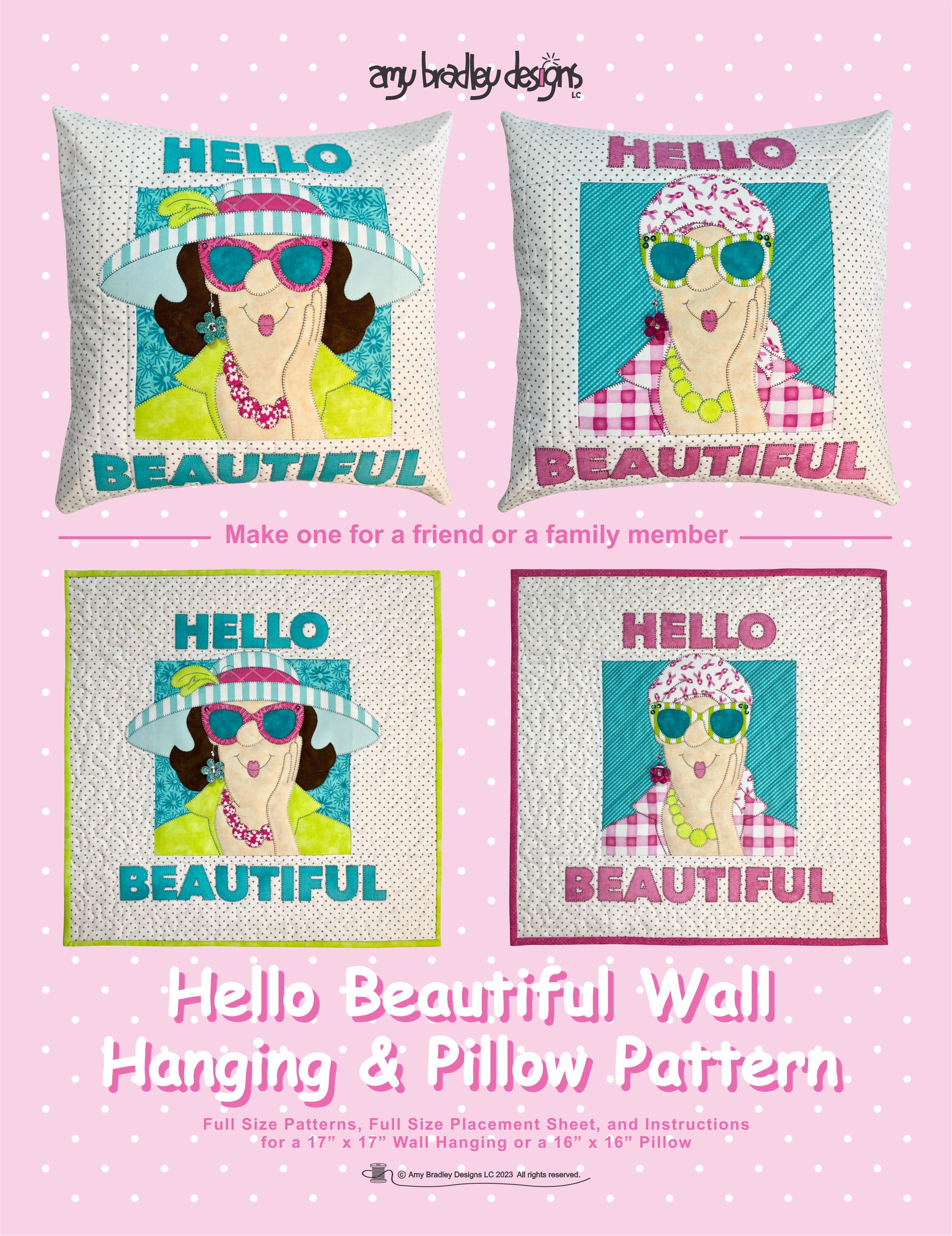 Hello lovely outlet pillow