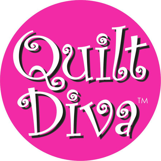 Quilt Diva 3" Button